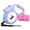 Purple, variant on Retractable Dog Leash with LED Light 5m Extendable Dog Lead for Small Medium Puppis up to 25kgs, One-Hand Brake & Lock System, Ergonomic Handle - Pink