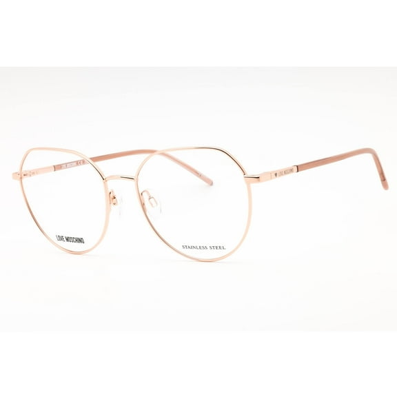 Moschino Love MOL560 0DDB 00 Women's Gold Copper Frame Eyeglasses