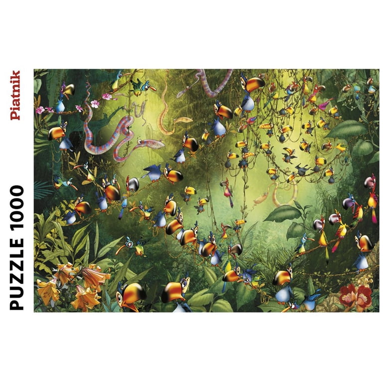 Piatnik : Puzzle 1000 pcs / String Of Toucans - Walmart.com