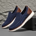 thumbnail image 3 of Men's Plus Size Breathable Knit Mesh Slip-On Casual Trendy Shoes, MD Soft Sole Lightweight Shock Absorption, Outdoor Casual Sports Men's Shoes, 3 of 9