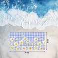 thumbnail image 2 of Beach Towel Daisy Floral Bath Pool Towels Spring Summer Flower Blue Plaid Absorbent Beach Towel Soft Large Quick Dry Lightweight Camping Travel Sports Yoga Gym Swim Towels for Adult 35x70 Inch, 2 of 9