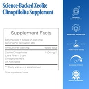 TODICAMP Zeolite Detox Cleanse 7.05 oz Zeolite Powder for Fast Full Body Detox, Liver Detox & Debloat