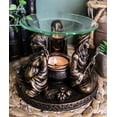 thumbnail image 3 of Wicca Triple Goddess Maiden Mother Crone Votive Holder Aroma Oil Warmer Figurine, 3 of 9