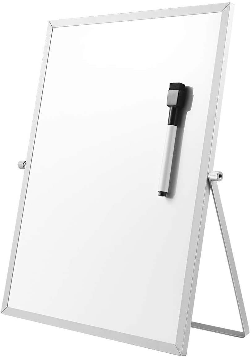 Portable Desktop Easel Small Dry Erase White Board Board Office Mini R1F4 