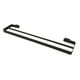 thumbnail image 1 of Toallero Doble Rubinett 30cm Cuadrado Negro Mate Acero Inoxidable, 1 of 3