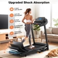 thumbnail image 6 of 330-440lbs Capacity Treadmill for Home, Foldable Treadmill with 0-15% Auto Incline, Portable Treadmill Compact Foldable Walking Pad Treadmills with 7.5 MPH Speed, 6 of 12