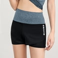 thumbnail image 1 of Pantalones cortos para correr para mujer 2 en 1 Cintura ancha Letras Capa de cobertura Forro de comp Abanopi Pantalones cortos de mujer, 1 of 7