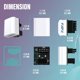 thumbnail image 4 of Adaptador De Fuente De Alimentación Adaptador de fuente de alimentación ATX3.0 para RTX 4090 4080 4070 Ti 3090 Ti (RVS Blanco), 4 of 8