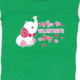 thumbnail image 4 of Inktastic My 1st Valentine's Day with Elephant Girls Baby Bodysuit, 4 of 5