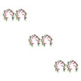 thumbnail image 2 of Cateissary 2 bolsas de plantas y flores decorativas: alto grado de simulación, efecto de decoración tridimensional y exquisito, rosa denso de Type1 NO1, 2 of 6