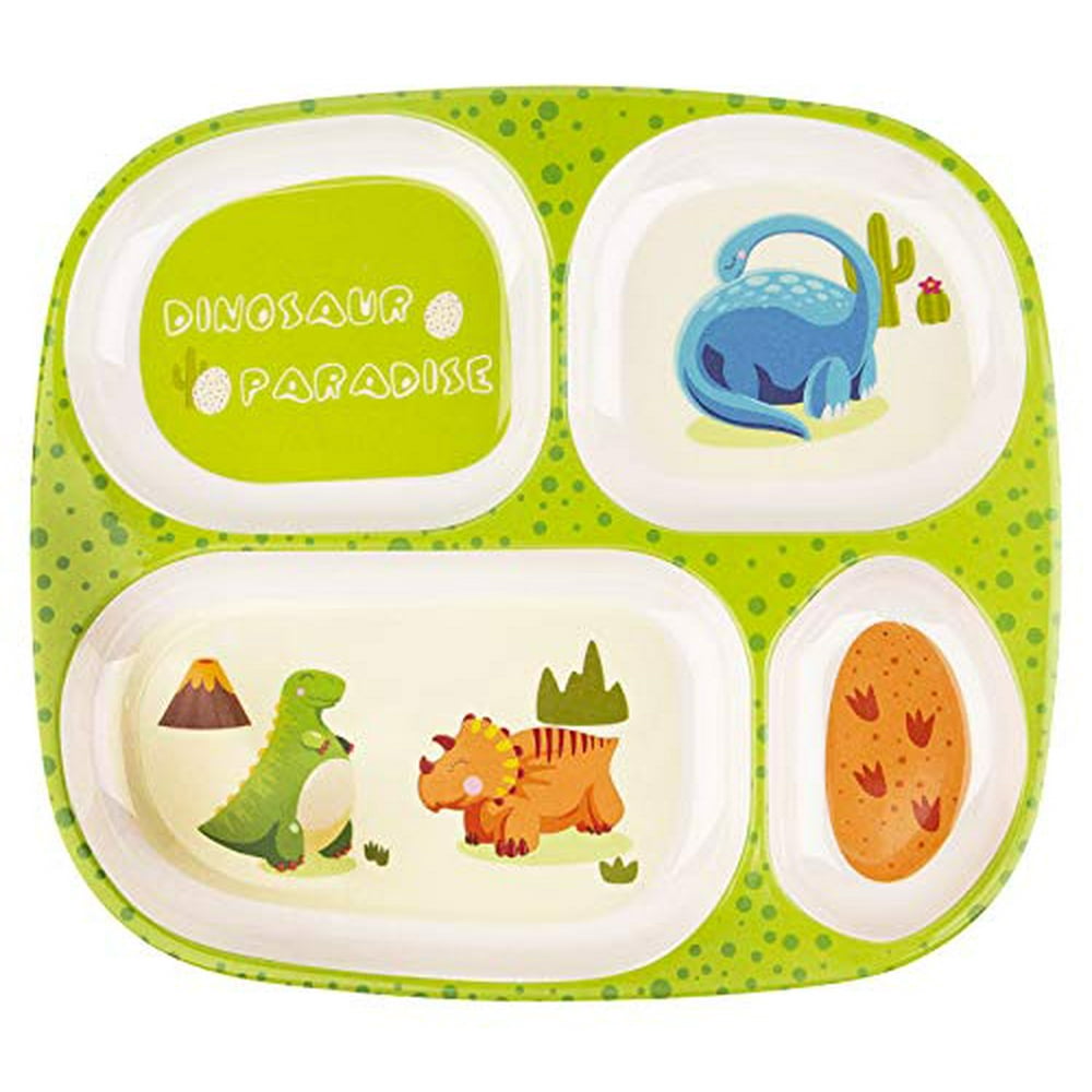 Kid Plate Set, Baby Dinnerware for Child Toddlers Feeding Divided Plate