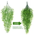 thumbnail image 5 of zhmrfg Simulation Admiralty Willows Hanging Plants, 31.5in Artificial Greenery, Faux Flower Vines for Wedding, Garden, Home Decor, Balcony, Patio, and Porch Decoration, 5 of 9