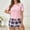 Pink, variant on RYDCOT 2 Piece Sets for Women Summer Shorts Cute Pajamas Short Sleeve Tops Drawstring Shorts Pajamas Set Sleepwear Casual Outfits for Women 2024 Sale