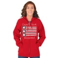 thumbnail image 5 of Count Your Blessings Cute Americana Hoodie Sweatshirt Women Brisco Brands X, 5 of 6