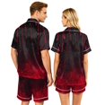 thumbnail image 5 of Spooky Pajamas Women Halloween Couple Pajamas Matching Sets Halloween Pajamas Halloween Pj Set Button Up Pajamas Couples Pajamas Matching PJS for Couples His Hers Jammies Wife Husband, Red, 4XL, 5 of 5