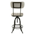 thumbnail image 3 of Carolina Classics Mason Adjustable Stool in Natural Driftwood/Aged Iron, 3 of 3