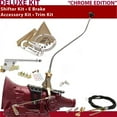 thumbnail image 1 of American Shifter  700R4 Shifter Kit Chrome 23 in. Swan E Brake Cable Clevis Trim Kit for DEAD3, 1 of 1