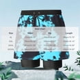thumbnail image 3 of MYAOYI Mens Shorts Quick Dry 2 in 1 Running Shorts Printed Swim Trunks with Pockets, 3 of 5