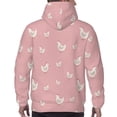 thumbnail image 7 of Lsque Funny Chicken Pattern Casual Men's Hoodie,Hooded Sweatshirt with Kangaroo Pocket,Pullover Hoodie-X-Large, 7 of 7
