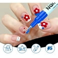 thumbnail image 5 of Nail Art Pens,10 Colors Double Ended Metallic Nail Marker Pens Graffiti Dotting Drawing Painting Liner Pen,Quick-Drying Acrylic Paint Pen for Home Salon Quickly Dry Nail Art(1 Set), 5 of 8