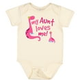thumbnail image 3 of Inktastic My Aunt Loves Me Girls Baby Bodysuit, 3 of 5