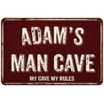 thumbnail image 1 of ADAM'S Man Cave Red Grunge Sign 16 x 24 Matte Finish Metal Sign 116240003033, 1 of 1