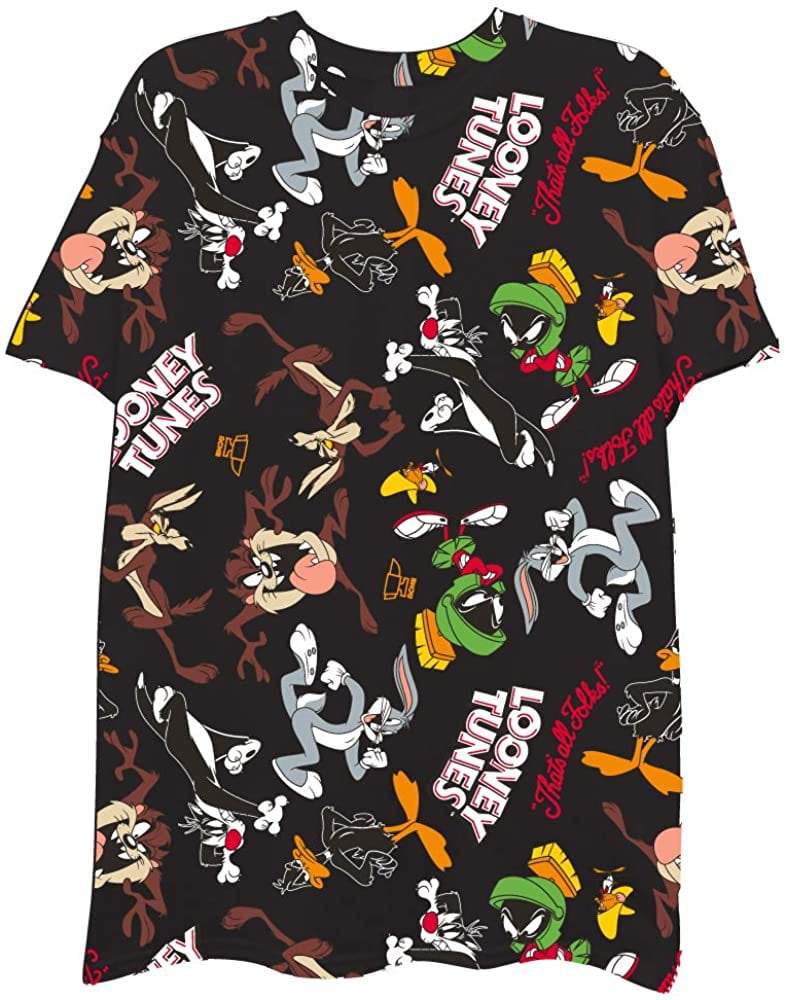 Looney Tunes Looney Tunes Mens Group Shirt Bugs Bunny Marvin And