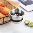 thumbnail image 6 of 1 Pack Stainless Steel Sauce Dishes Mini Round Seasoning Bowl Sushi Dipping Bowls Appetizer Plates Individual Saucers Bowls Small Soy Sauce Dish Condiment Cups Small Metal Bowl (Sliver,4*6cm), 6 of 9