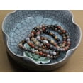 thumbnail image 4 of Angelstones Bracelet Extensible en Perles Rondes de Pierre Précieuse Jasper Polychrome Naturelle 7 Pouces Unisexe, 4 of 5