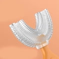 thumbnail image 3 of Venta caliente 2-12 años cepillo de dientes para niños en forma de U mordedor infantil cepillo de dientes para bebés cepillo de silicona para niños pequeños limpieza de cuidado bucal, 3 of 5