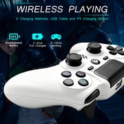 Wireless Controller Compatible with P4/P4 Slim/P4 Pro/Windows PC, White