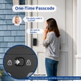 thumbnail image 6 of Door Lock,Blacksmith 7 in 1 Smart Door Lock with Built-in Wifi Gateway,Palm Print&Facial Unlock,Black, 6 of 9