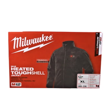 Milwaukee Heated Jacket Hoodie Kit – Gray, Size XL, Includes Battery & Charger
