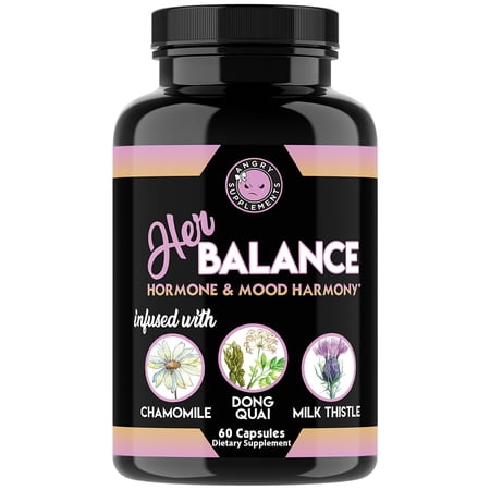 Her Balance Women's Harmone & Mood Harmony with Chamomile, Dong Quai and Milk Thistle