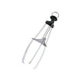 thumbnail image 2 of Pinza de Trípode de Acero Inoxidable para Escaldar | Pinzas Resistentes Al Calor con Mangos Antideslizantes | Material Inoxidable de Grado Alimenticio | Herramienta de Cocina Portátil y Ligera para P, 2 of 6