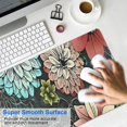 thumbnail image 4 of Long Mouse Pads for Desk,Pioneer Flower Floral Print Pattern Desk Mats on Top Of Desks, Desk Mouse Pad Extra Large with 3mm Non-Slip Base and Stitched Edge for Gaming,Office,Work,Home 31.5"x15.7", 4 of 6