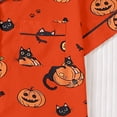 thumbnail image 5 of OOOUM Girls Button Down Loungewear Set Kids Short Sleeve Shorts Lounge Set Toddler Holiday Two Piece Outfits 13-14 Years, 5 of 9