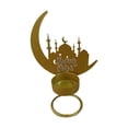 thumbnail image 2 of Fiudx Ofertas de la semana Lámpara colgante decorativa con forma de estrella y candelabro de hierro para el festival del Ramadán, 2 of 3