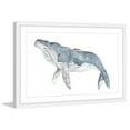 thumbnail image 2 of Marmont Hill "Humpback Whale" by Thimble Sparrow Framed Painting Art Print, 2 of 5