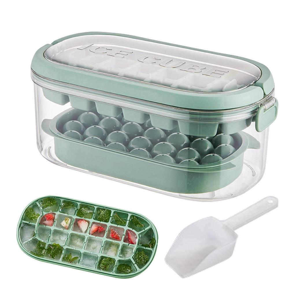 Tohuu Kitchen Ice Cubes Mold Dual Layers Wine Cold Drinks Ice Cube Mold