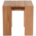 thumbnail image 6 of Meridian Furniture Tulum Natural Teak Outdoor End Table, 6 of 6