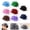Multicolor, variant on 8-Pack Women's Derby Fascinator Hats, Pillbox Tea Party Headbands for Horse Racing, Church Favors and Bulk Party Accessories