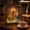Heat and Snow Miser Shadow Box Night Light-#032, variant on Heat and Snow Miser Shadow Box Night Light, Heat Miser & Snow Miser shadow box with lights, Handmade Art Frame Ambient Night Light, Warm Glow Indoor Christmas Decor for Shelf & Entryway