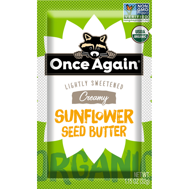 Once Again Organic Lightly Sweetened Creamy Sunflower Seed Butter 1.15