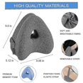 thumbnail image 2 of Leg Pillow | Ergonomic Side Sleeper Pillow For Optimal Support | Memory Foam Knee Pillow For Side Sleepers | Positioning Cushion With Removable And Wa, 2 of 5