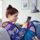 thumbnail image 3 of LHSHID 18th Birthday Gifts for Girls Birthday Decor Purple 350gsm Plush Throw Blanket for 18 Year Old 18th Birthday Decorations for Daughter Bestie Sister BFF, 3 of 6