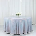 thumbnail image 4 of BalsaCircle 120" Sequin Round Tablecloth Iridescent Blue, 4 of 8