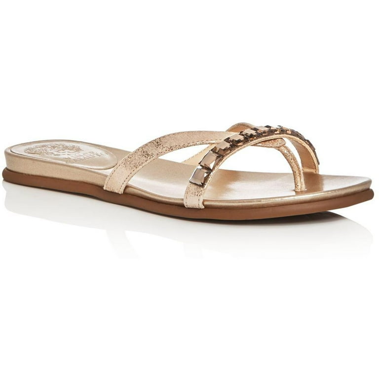 Vince camuto shop gold flats