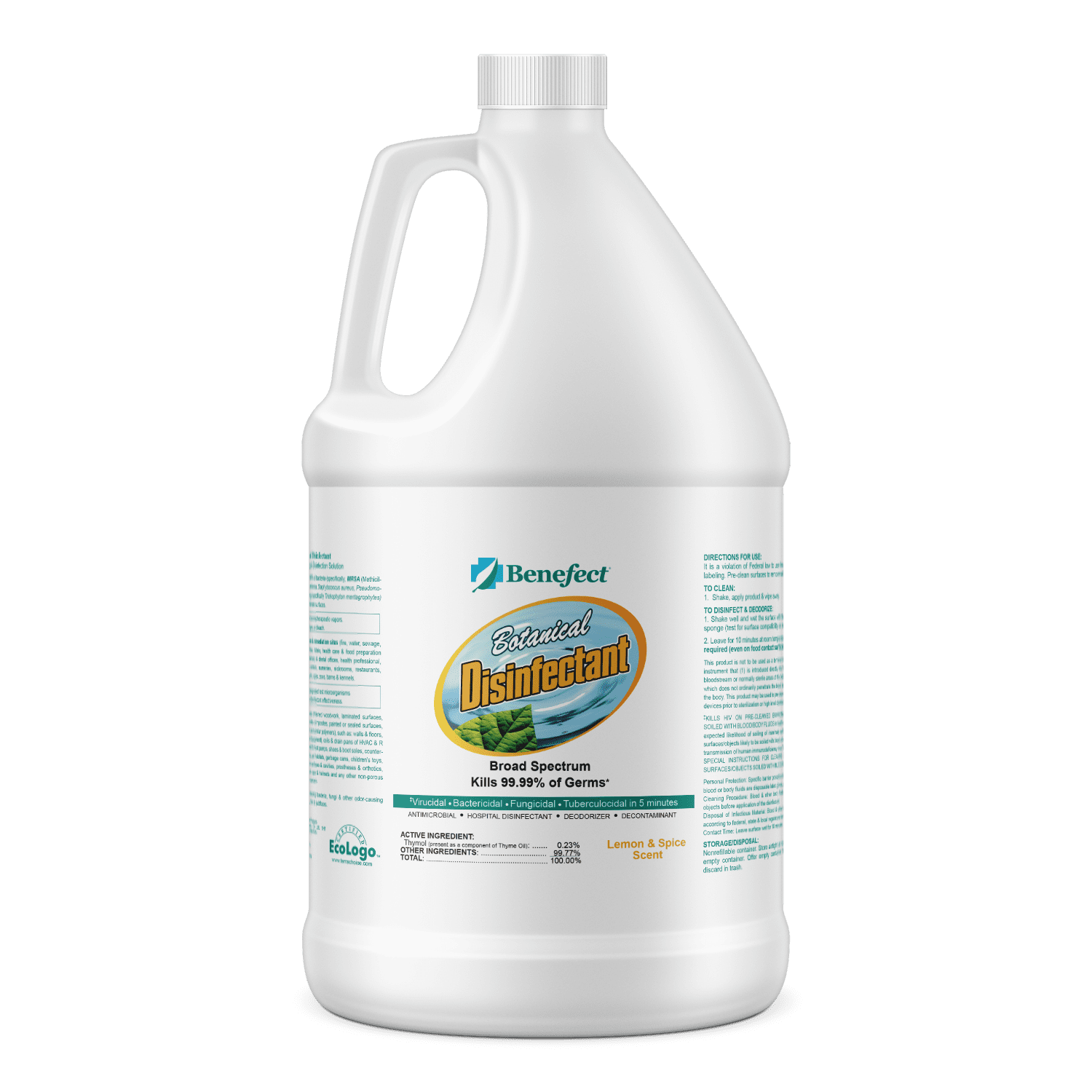 Benefect Botanical Disinfectant Broad Spectrum All Purpose Disinfectant Cleaner