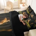 thumbnail image 4 of Erosebridal Jungle Capybara Kid Bedding Comforter Set, Rustic Animal Queen Bedding Sets, 7 Pieces, 4 of 7